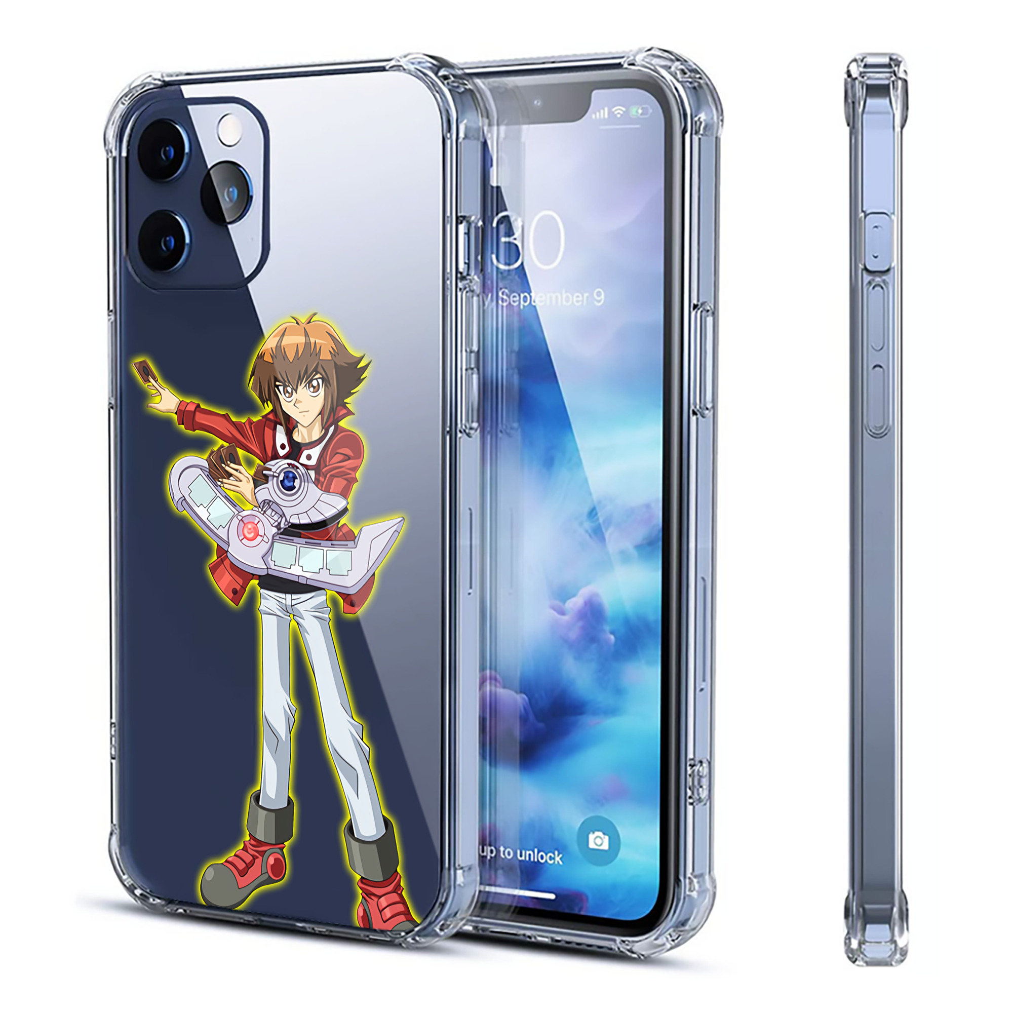 （画像用） 遊☆戯☆王 Yu-Gi-Oh! 【iPhone 12シリーズ対応】透明スマホケース（クリアソフトケース）